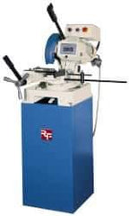 Rong Fu - 1 Cutting Speed, 10" Blade Diam, Cold Saw - 42 RPM Blade Speed, Bench Machine, 1 Phase, Compatible with Ferrous Material - Apex Tool & Supply