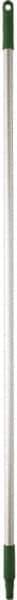 Vikan - 59 x 1" Aluminum Squeegee Handle - European Threaded Connection, Green - Apex Tool & Supply