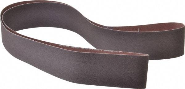 Norton - 2" Wide x 60" OAL, 100 Grit, Aluminum Oxide Abrasive Belt - Aluminum Oxide, Fine, Coated, X Weighted Cloth Backing, Series R228 - Apex Tool & Supply