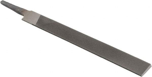 Value Collection - 6" Long, Second Cut, Knife American-Pattern File - Double Cut, 5/32" Overall Thickness, Tang - Apex Tool & Supply
