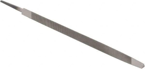 Value Collection - 8" Long, Taper American-Pattern File - Single Cut, Tang - Apex Tool & Supply