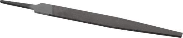 Value Collection - 6" Long, Smooth Cut, Warding American-Pattern File - Double Cut, 5/64" Overall Thickness, Tang - Apex Tool & Supply