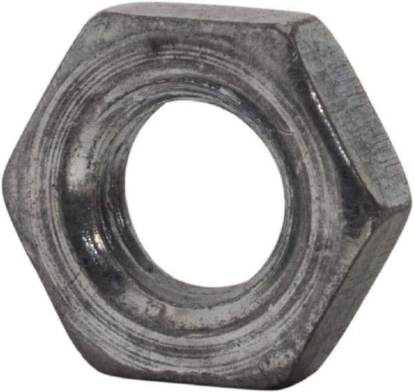 Value Collection - M5x0.80 Steel Right Hand Hex Jam Nut - 8mm Across Flats, 2.7mm High, Zinc-Plated Finish - Apex Tool & Supply