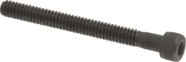 Value Collection - #5-40 UNC Hex Socket Drive, Socket Cap Screw - Alloy Steel, Black Oxide Finish, Partially Threaded, 1-1/4" Length Under Head - Apex Tool & Supply