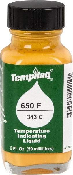 Tempil - 650°F Temp Indicating Liquid - 2 Ounce Container, 343°C - Apex Tool & Supply