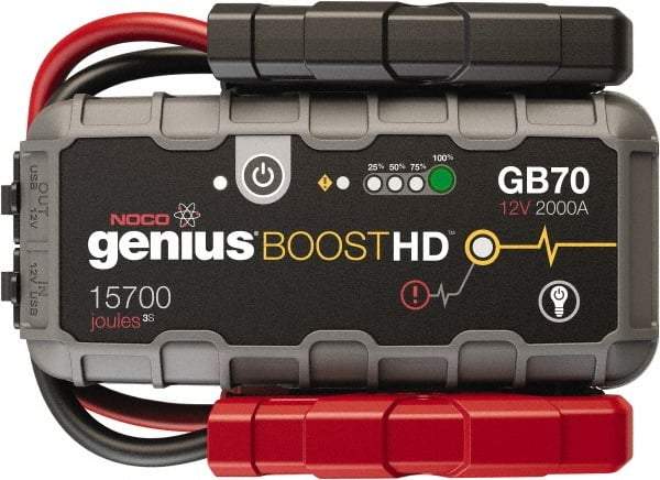 Noco - 12 Volt Jump Starter - 2,000 Amps, 2,000 Starter Amps - Apex Tool & Supply