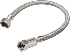 B&K Mueller - 3/8" Compression Inlet, 1/2" FIP Outlet, Stainless Steel Faucet Connector - Use with Faucets - Apex Tool & Supply