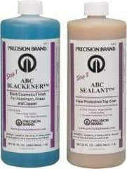 Precision Brand - 1 Quart Bottle ABC Blackener and Sealant Kit - (2) 32 Fluid Ounce Bottles - Apex Tool & Supply