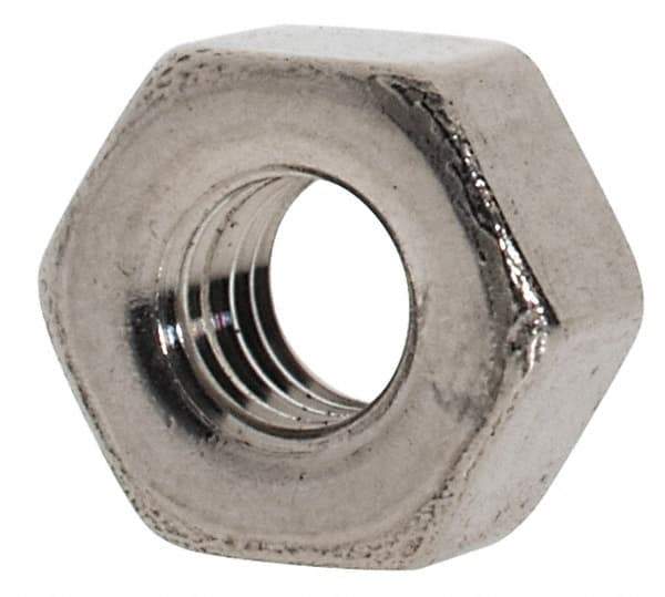 Value Collection - M3x0.50 Metric Coarse Stainless Steel Right Hand Heavy Hex Nut - 5.5mm Across Flats, 3mm High, Uncoated - Apex Tool & Supply