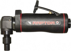 Universal Tool - Angle Handle, Angle Air Die Grinder - 12,000 RPM, Dual Capable Exhaust, 3 CFM, 0.4 hp, 90 psi - Apex Tool & Supply