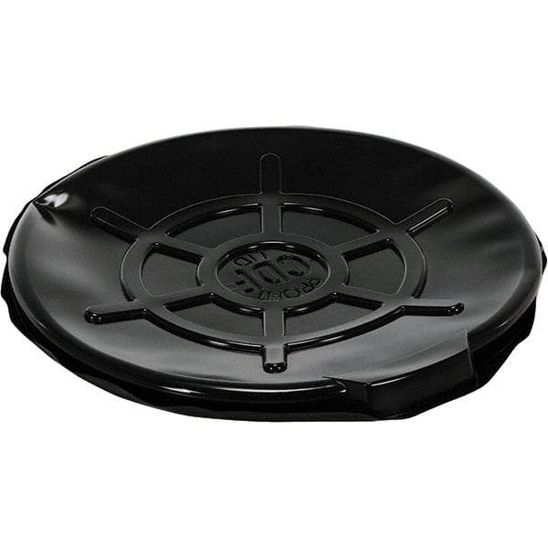 Vestil - Round Polyethylene Open Head Drum Cover for 55 Gallon Container - 25" Wide - Apex Tool & Supply