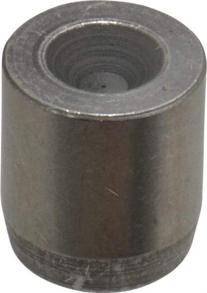 Vlier - 5/8-11 Thread, 0.5472" OD, 5/8" OAL, Ball Button & Detent - 0.33" ID, Stainless Steel - Apex Tool & Supply