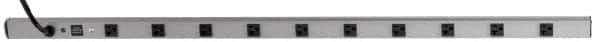 Wiremold - 10 Outlets, 120 Volts, 20 Amps, 6' Cord, Power Outlet Strip - Rack Mount, L5-20P NEMA Configuration, cULus, UL Listed File 1449 - Apex Tool & Supply