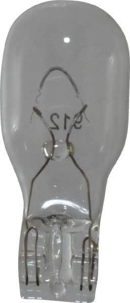 Value Collection - 12 Volt, High Mount Stop Automotive Miniature Lamp - 12.8 Watt, Clear - Apex Tool & Supply