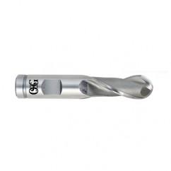 3/4" Dia. - 3-7/8" OAL - VC10-Ball End HP End Mill-2 FL - Apex Tool & Supply