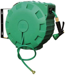 Value Collection - 80' Spring Retractable Hose Reel - 140 psi, Hose Included - Apex Tool & Supply