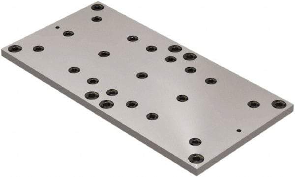 Jergens - 500mm Long x 1,000mm Wide Steel Fixture Plate - 30mm Plate Thickness - Apex Tool & Supply