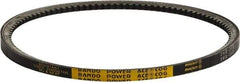 Bando - Section 3VX, 3/8" Wide, 125" Outside Length, V-Belt - Rubber Compound, Black, Narrow Cogged, No. 3VX1250 - Apex Tool & Supply