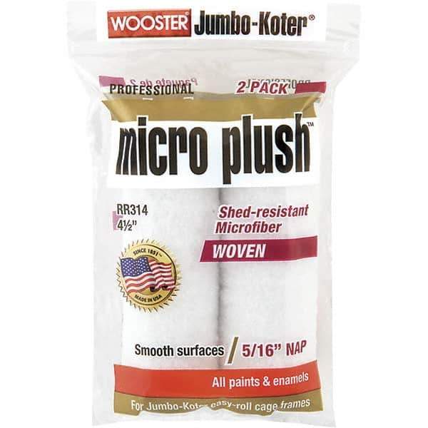 Wooster Brush - 5/16" Nap, Mini Roller Cover - 4-1/2" Wide, Includes Roller Cover - Apex Tool & Supply