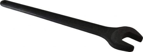 Facom - 34mm Standard Service Open End Wrench - 12-5/32" OAL, Single End, Black Finish, 15° Head Angle - Apex Tool & Supply