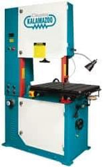 Clausing - 28 Inch Throat Capacity, Variable Speed Pulley Vertical Bandsaw - 50 to 5200 SFPM, 3 HP, Three Phase - Apex Tool & Supply