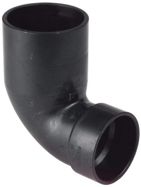 NIBCO - 4 x 3", ABS Drain, Waste & Vent Pipe 90 Street Elbow - Spig x Hub - Apex Tool & Supply