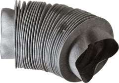 Made in USA - 24 Inch Long, 0.04 Inch Thick, Nylon Airtight Molded Bellows - 3-1/2 Inch Inside Diameter - Apex Tool & Supply