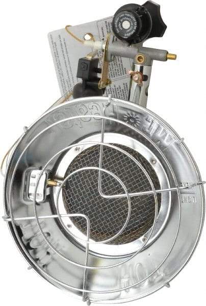 Heatstar - 8,000 to 15,000 BTU, Single Burner Propane Tank Top Radiant Heater - 20 Lb Fuel Capacity, 9-3/4" Long x 8" Wide x 12-3/4" High - Apex Tool & Supply
