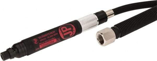 PRO-SOURCE - 1/8" Collet, Straight Handle, Air Straight Die Grinder - 70,000 RPM, Rear Exhaust, 1.5 CFM, 0.07 hp, 90 psi, 1/4 NPT Inlet - Apex Tool & Supply