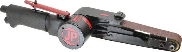 PRO-SOURCE - 1-5/32 x 21-1/4 Inch, 12,000 RPM Air Belt Sander - 1/4 NPT Inlet, 4.2 CFM Air Consumption - Apex Tool & Supply