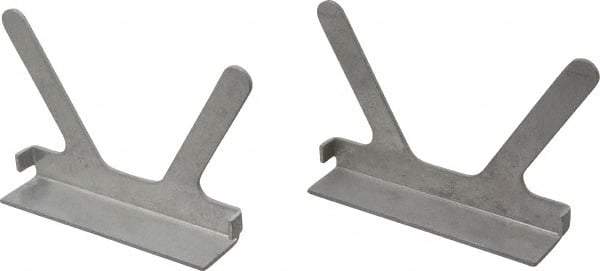 Gibraltar - 5" Jaw Width, Aluminum, Vise Jaw Cap - Press On Attachment - Apex Tool & Supply