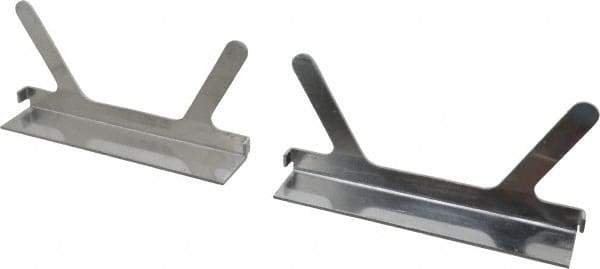 Gibraltar - 8" Jaw Width, Aluminum, Vise Jaw Cap - Press On Attachment - Apex Tool & Supply