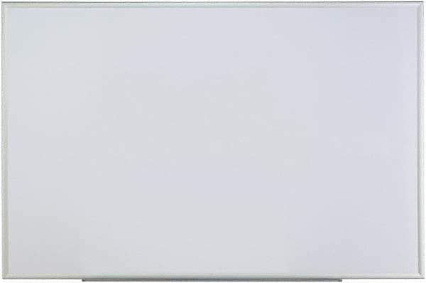 UNIVERSAL - 48" High x 72" Wide Erasable Melamine Marker Boards - Anodized Aluminum, 0.6" Deep, Includes Mounting Kit - Apex Tool & Supply