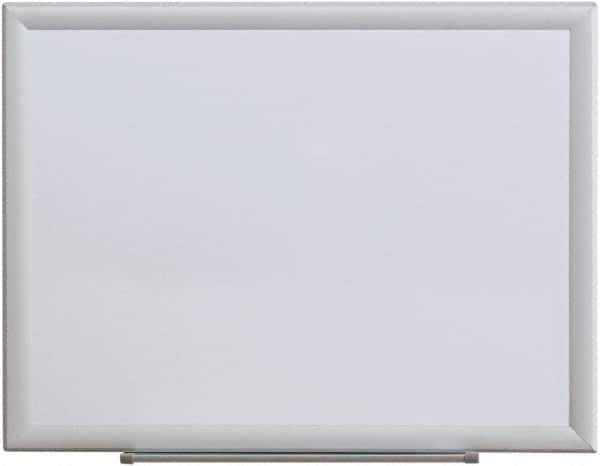 UNIVERSAL - 18" High x 24" Wide Erasable Melamine Marker Boards - Aluminum Frame, 25.8" Deep, Includes Mounting Kit - Apex Tool & Supply