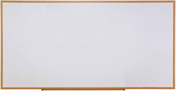 UNIVERSAL - 48" High x 96" Wide Erasable Melamine Marker Boards - Fiberboard Frame, 1" Deep, Includes Mounting Kit - Apex Tool & Supply