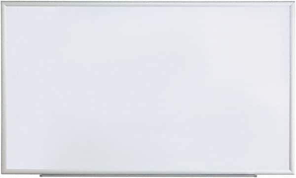 UNIVERSAL - 36" High x 60" Wide Erasable Melamine Marker Boards - Anodized Aluminum, 62.6" Deep, Includes Mounting Kit - Apex Tool & Supply