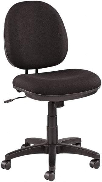 ALERA - 16-1/2" High Office/Managerial/Executive Chair - 19" Wide x 17" Deep, 100% Acrylic Seat, Black - Apex Tool & Supply