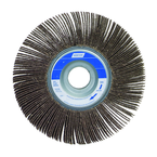 6 x 2 x 1" - 120 Grit - Ceramic Aluminum Oxide - Flap Wheel - Apex Tool & Supply