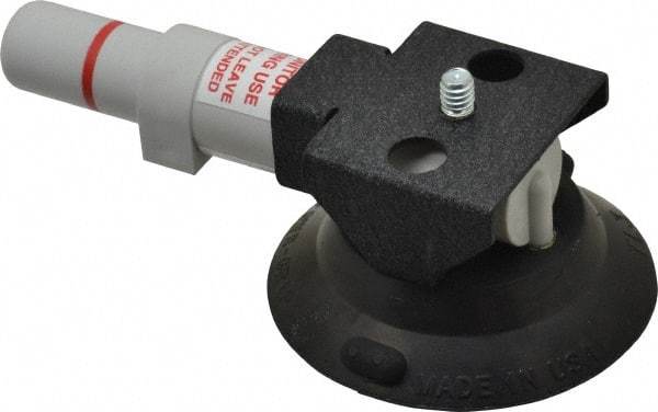 Woods Power-Grip - 15 Lb. Capacity Vacuum Mount Lifter - 3 Inch Diameter Steel Cup and 1/4-20 x 3/8 Inch Length Stud Mount - Apex Tool & Supply