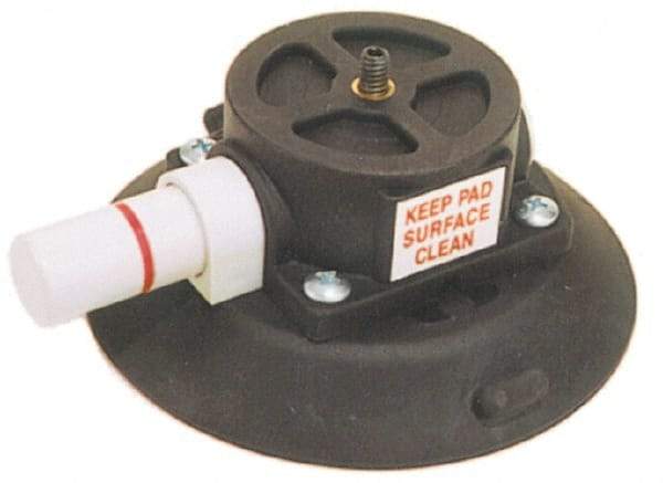 Woods Power-Grip - 40 Lb. Capacity Vacuum Mount Lifter - 4-1/2 Inch Diameter Aluminum Cup and 1/4-20 x 1/4 Inch Length Stud Mount - Apex Tool & Supply