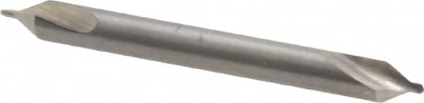 Cleveland - #0 Plain Cut 60° Incl Angle High Speed Steel Combo Drill & Countersink - Apex Tool & Supply