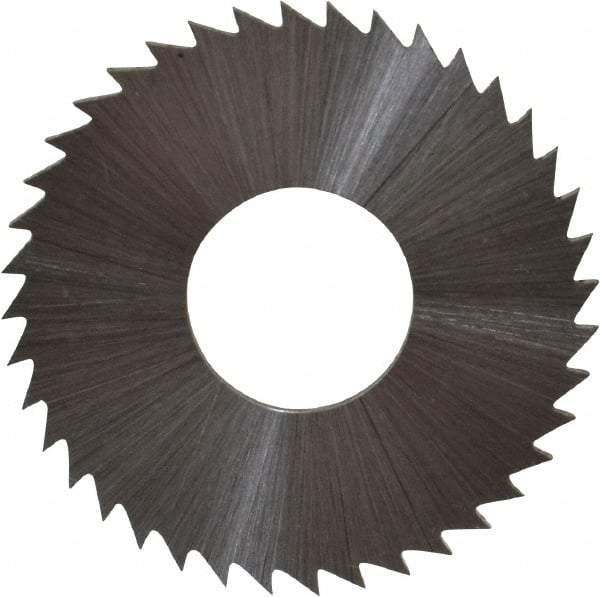 Controx - 1" Diam x 0.0469" Blade Thickness x 3/8" Arbor Hole Diam, 40 Tooth Slitting and Slotting Saw - Arbor Connection, Right Hand, Uncoated, Cobalt, Concave Ground, Contains Keyway - Apex Tool & Supply
