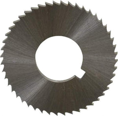 Controx - 1-1/4" Diam x 0.0781" Blade Thickness x 1/2" Arbor Hole Diam, 48 Tooth Slitting and Slotting Saw - Arbor Connection, Right Hand, Uncoated, Cobalt, Concave Ground, Contains Keyway - Apex Tool & Supply