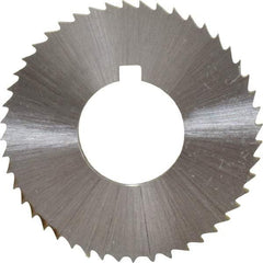 Controx - 1-1/4" Diam x 0.0938" Blade Thickness x 1/2" Arbor Hole Diam, 48 Tooth Slitting and Slotting Saw - Arbor Connection, Right Hand, Uncoated, Cobalt, Concave Ground, Contains Keyway - Apex Tool & Supply