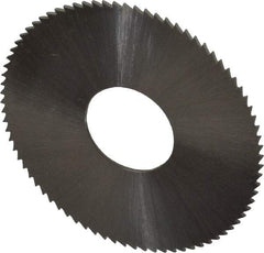 Controx - 1-1/2" Diam x 0.025" Blade Thickness x 1/2" Arbor Hole Diam, 80 Tooth Slitting & Slotting Saw - Arbor Connection, Right Hand, Uncoated, M2 High Speed Steel, Concave Ground - Apex Tool & Supply