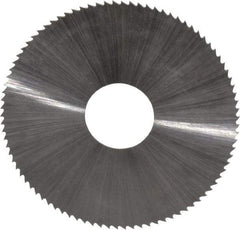 Controx - 1-3/4" Diam x 0.02" Blade Thickness x 1/2" Arbor Hole Diam, 90 Tooth Slitting and Slotting Saw - Arbor Connection, Right Hand, Uncoated, High Speed Steel, Concave Ground - Apex Tool & Supply