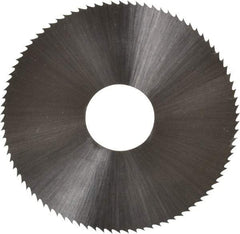Controx - 1-3/4" Diam x 0.025" Blade Thickness x 1/2" Arbor Hole Diam, 90 Tooth Slitting & Slotting Saw - Arbor Connection, Right Hand, Uncoated, M2 High Speed Steel, Concave Ground - Apex Tool & Supply
