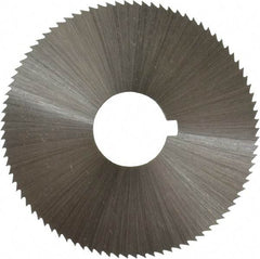 Controx - 1-3/4" Diam x 0.04" Blade Thickness x 1/2" Arbor Hole Diam, 90 Tooth Slitting and Slotting Saw - Arbor Connection, Right Hand, Uncoated, Cobalt, Concave Ground, Contains Keyway - Apex Tool & Supply