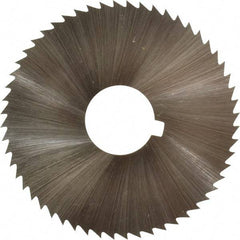 Controx - 1-3/4" Diam x 0.0469" Blade Thickness x 1/2" Arbor Hole Diam, 56 Tooth Slitting and Slotting Saw - Arbor Connection, Right Hand, Uncoated, Cobalt, Concave Ground, Contains Keyway - Apex Tool & Supply