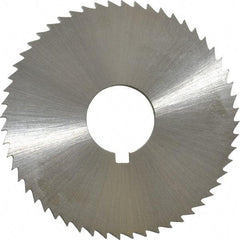 Controx - 1-3/4" Diam x 0.0781" Blade Thickness x 1/2" Arbor Hole Diam, 56 Tooth Slitting and Slotting Saw - Arbor Connection, Right Hand, Uncoated, Cobalt, Concave Ground, Contains Keyway - Apex Tool & Supply